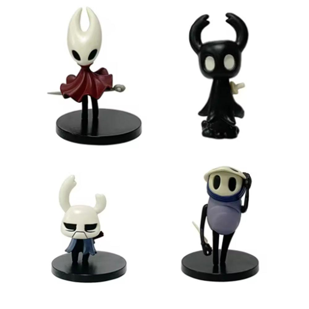 6Pcs Hollow Knight Anime Figure Silk Song The Knight Hornet Zote Grub Figurine Doll Collection Figure Model Toys Gift