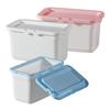 DOITOOL 3-Piece Large Capacity Plastic Laundry Bead Storage Box with Lid, 7.2" x 4.1" x 3.9" for Laundry Powder Storage and Detergent Storage