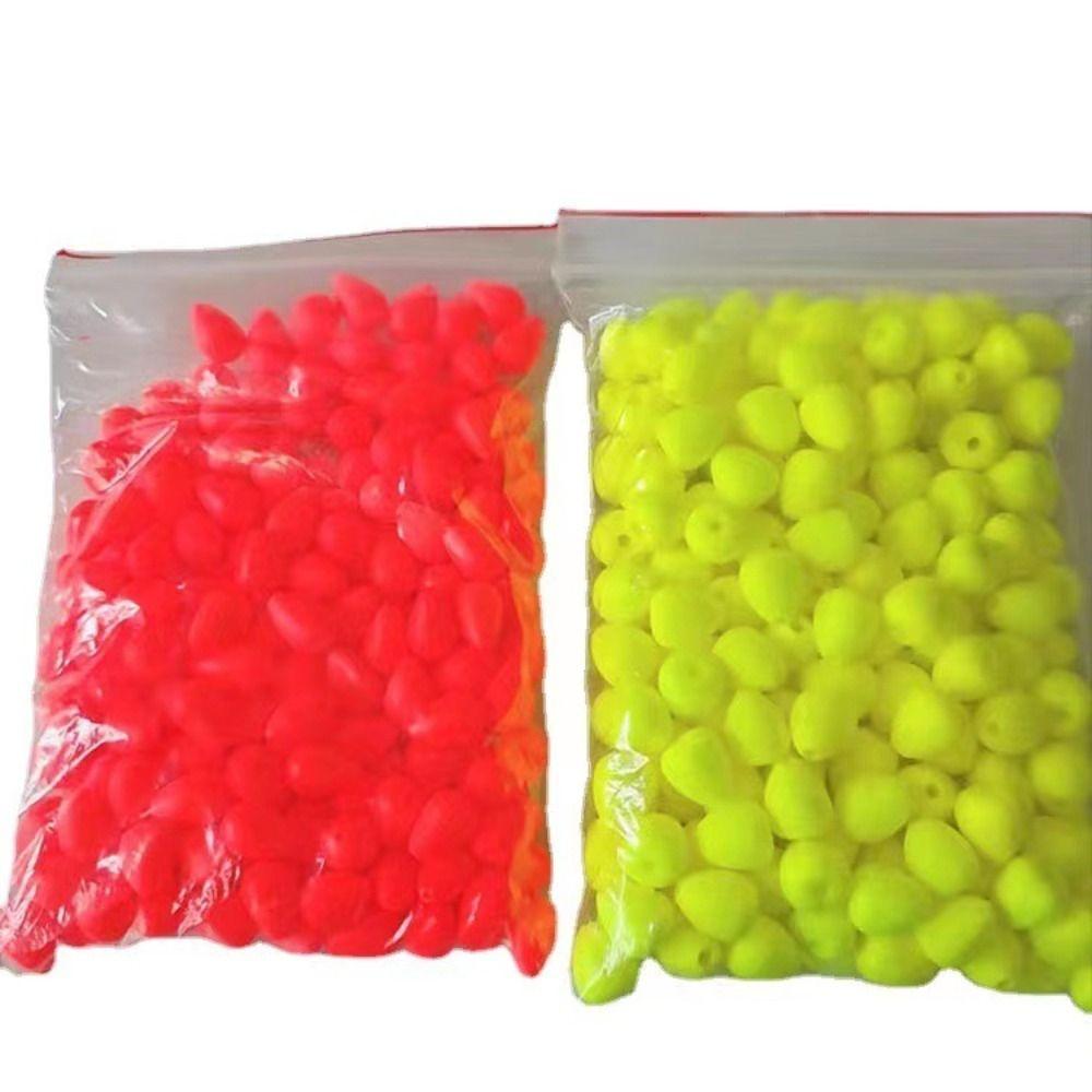 Red/Yellow Eye-catching Beans Moveable Eye-catching Red/Yellow Float Tail Colliding Foam Fishing Float Fishing Tackle жёлтый