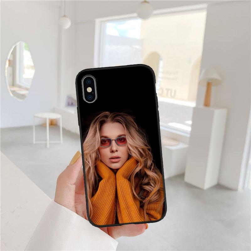LO63 Millie Bobby Brown Soft Shell Phone Case for OPPO A3 Pro A72 A74 A76 A77 A77S A78 A79 A94 A95 A18 A40M A58