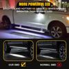 2PCS 70 Inch LED Side Maker Light Truck LED Running Board Lights Amber/White USA