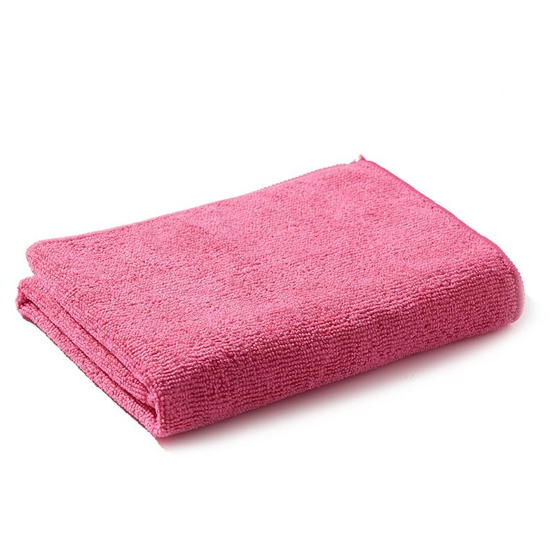 Household Dishcloth Multifunctional Kitchen Dishwashing Cloth Car Wash Cloth Solid Color Scouring Cloth