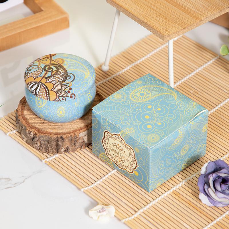 Dried Flower Scented Candle: Eco-Friendly Soy Wax, Smokeless, Long-Lasting Fragrance, Romantic Souvenir