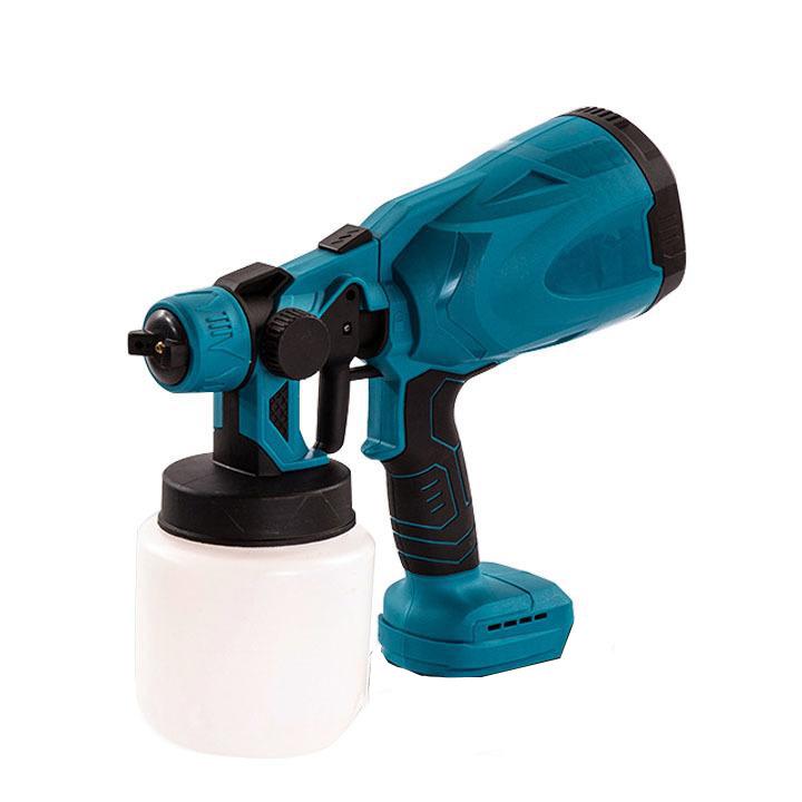 

Электрический пистолет-распылитель 800 мл, мощный беспроводной ручной электрический распылитель краски, домашний DIY, легкое распыление для Makita, аккумулятор 18 В No Battery No Plug синий