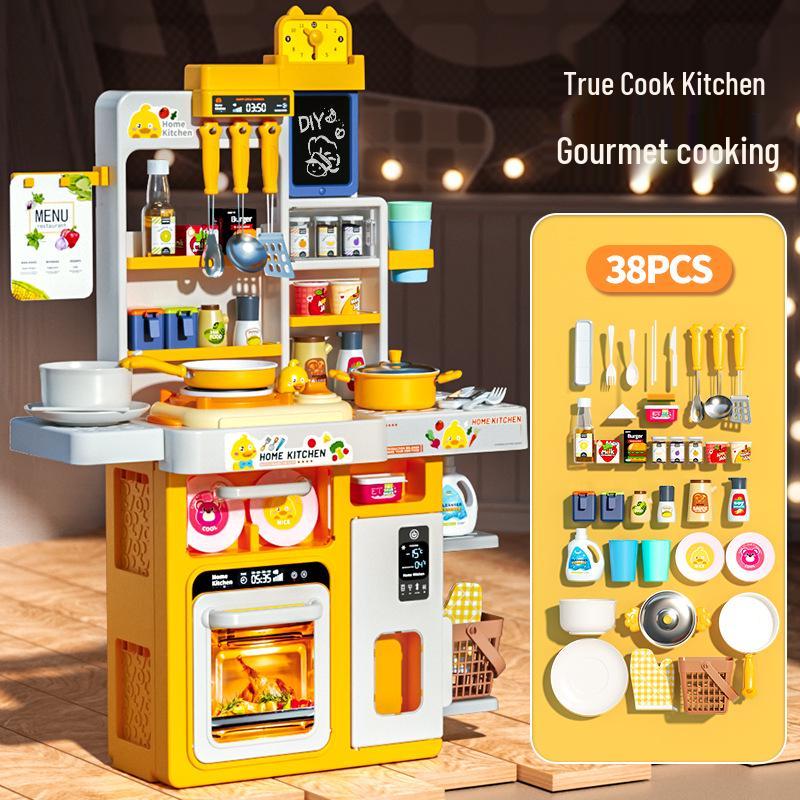 

Детский игровой набор мини-кухни для настоящей готовки для детей 3-6 лет