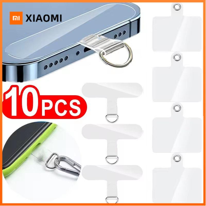 Xiaomi 10/1pcs Universal Phone Tether Tab Plastic Cellphone Lanyard Patch Pad Tag for Phone Strap Crossbody Lanyard Gasket Accessories