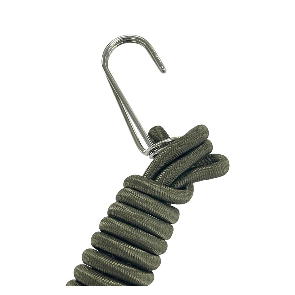 NOGUCHI Bicycle Rubber Rope 2m Olive Green