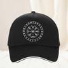 Viking Runisk Kompass Grafisk lue Morsom Tur Baseballcaps Mote Avslappet Harajuku Unisex Dame Justerbar Snapback-lue