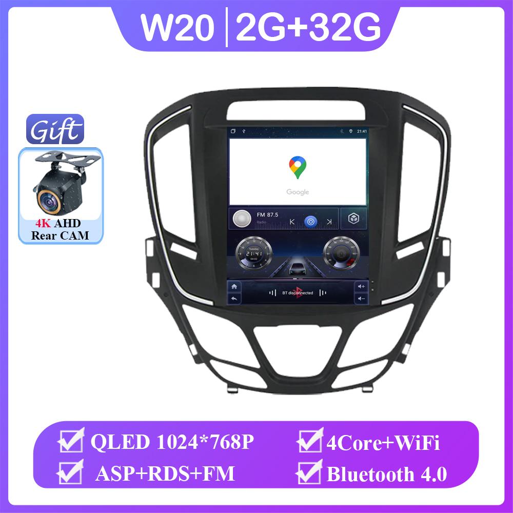 

Android 14 9,7-дюймовый вертикальный Qled экран автомобильный радиоприемник для Opel Insignia Buick Lacrosse Regal Auto GPS стерео мультимедийный плеер с 4G