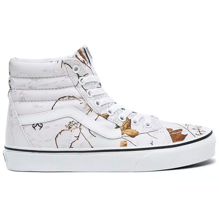 Vans Realtree Xtra X  Sk8 Snow Camouflage High-Top Skate Shoes Unisex Skate Shoes White VN0A4BV6TSA