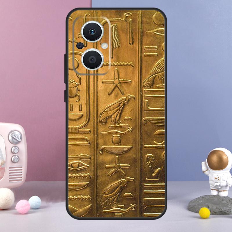 

Чехол Египетские Иероглифы Для OPPO Reno 8 Lite 11F 12F 13F 14F 10 11 12 13 14 Pro OPPO Find X9 X5 X6 X8 Pro Чехол OPPO Reno12 F