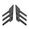 Adesivo Decorativo per Lunotto Posteriore Auto Accessorio Spoiler Laterale Splitter Finitura Lamella Triangolare Parasole per Finestrino Lunotto per Auto