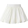 Adidas Originals SS24 Bubble Skirt Series Comfortable Elastic Solid Color Casual Short Skirt Women Skirts White KA3927