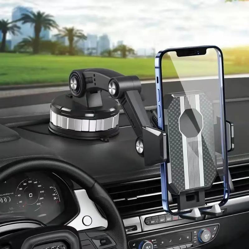 Kitchen/home 360° rotating suction cup phone holder for cars,with press-to-extend feature,suitable for iPhone,Samsung,Xiaomi,etc