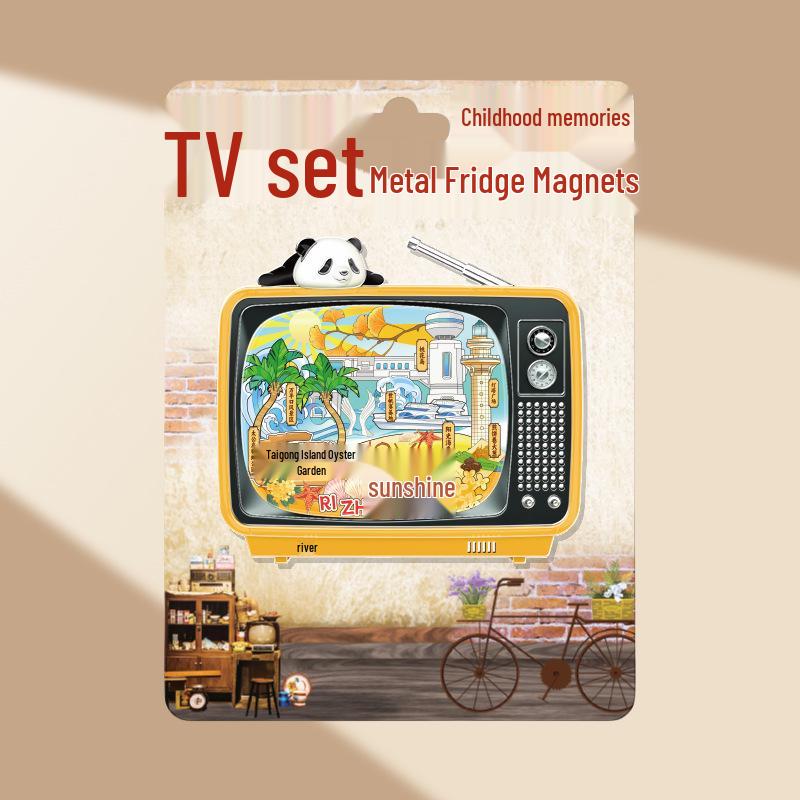 Magnetic Metal Refrigerator Magnets: City-Themed Cultural Souvenirs and Creative Tourist Gifts