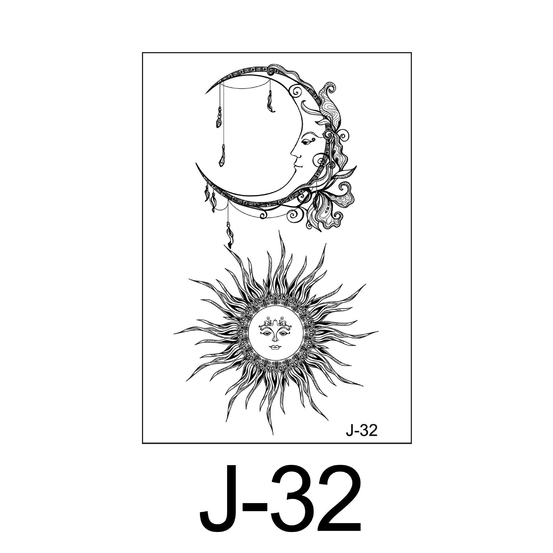 

Транскордонні набори свіжих водонепроникних наклейок для татуювань – налаштовувані та міцні 60*105mm