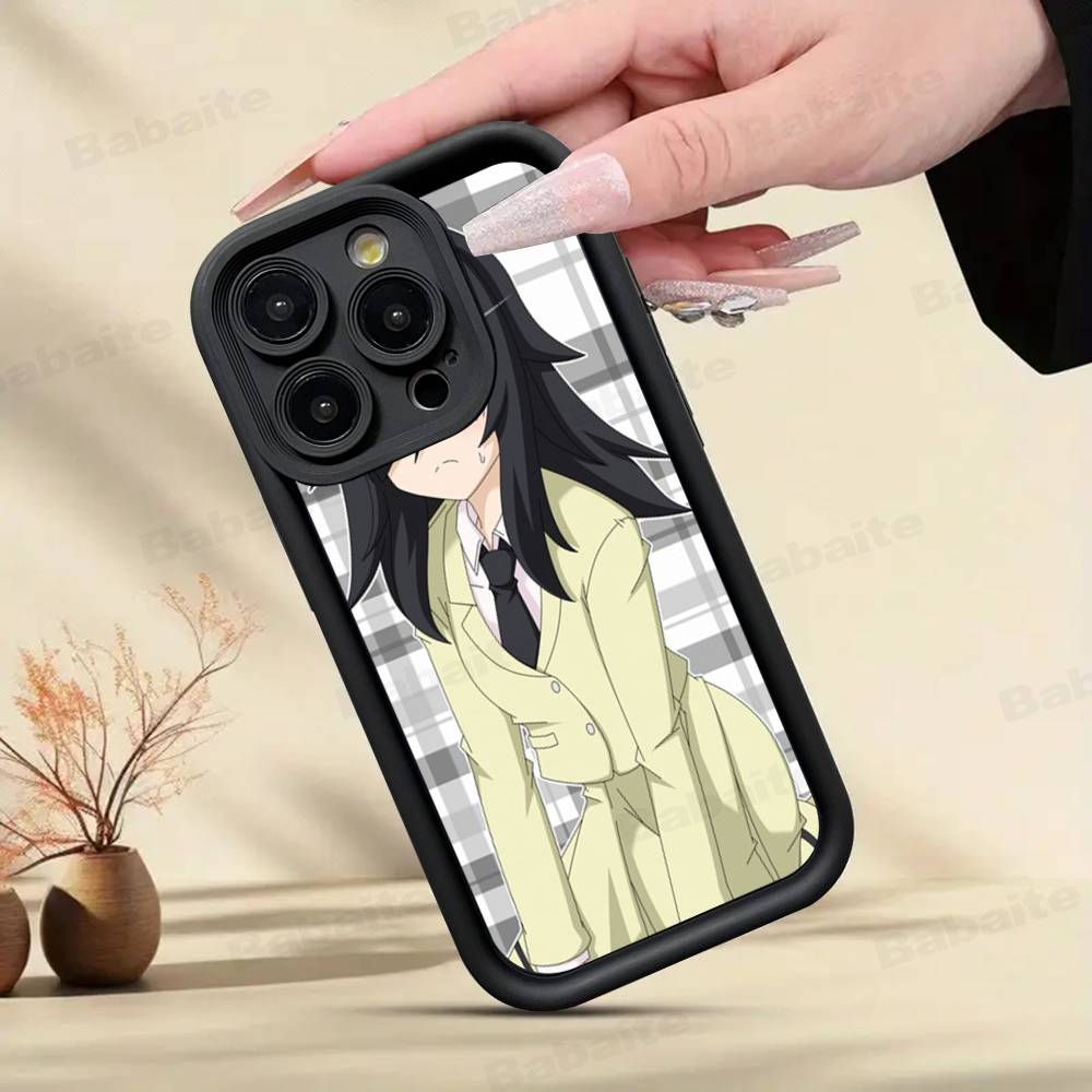 Watamote K-Kuroki T-Tomoko For IPhone 17 Pro Max 13 16 15 11 12 14 Plus Shockproof Soft Phone Cover