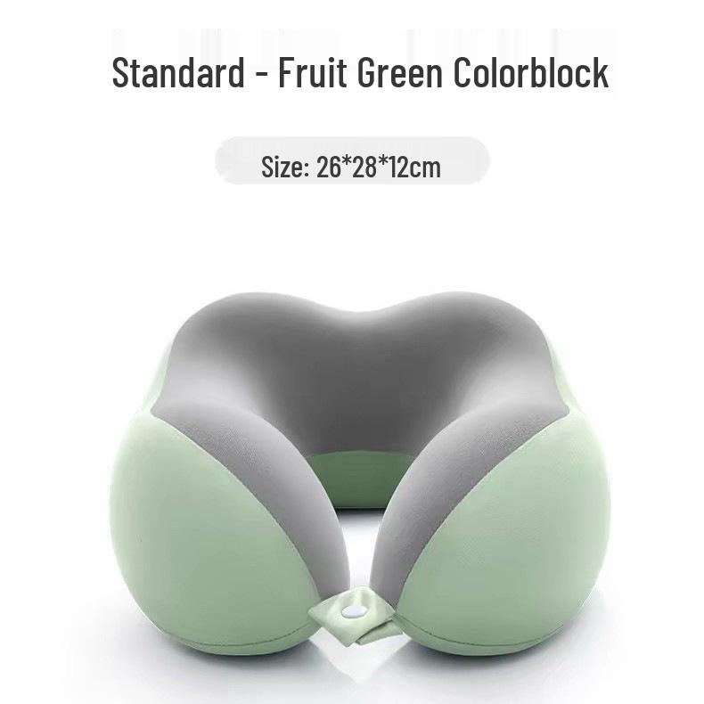 Portable Breathable U-Shaped Neck Pillow for Travel and Office