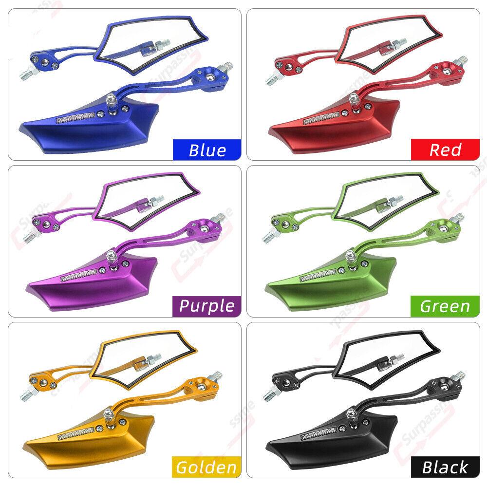 

Зеркала заднего вида для велосипеда с адаптером 10 мм, боковые зеркала на руль 7/8 дюйма для горного велосипеда, электрический велосипед, мопед, скутер, зеркала