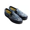 FDMTL x Vans OG Classic Slip-On LX Distressed Indigo Unisex Sneakers Blue VN0A45JK5WP