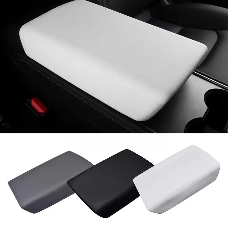 TPE Armrest Box Cover for Tesla Model Y/3/3+ Model Y Juniper Center Console Protective Cover Armrest Box Shell Car Accessories