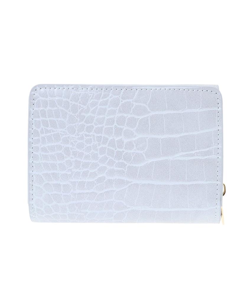 De Apparel Crocodile Embossed Wallet for Light Beige [Maison Fleur] Women,