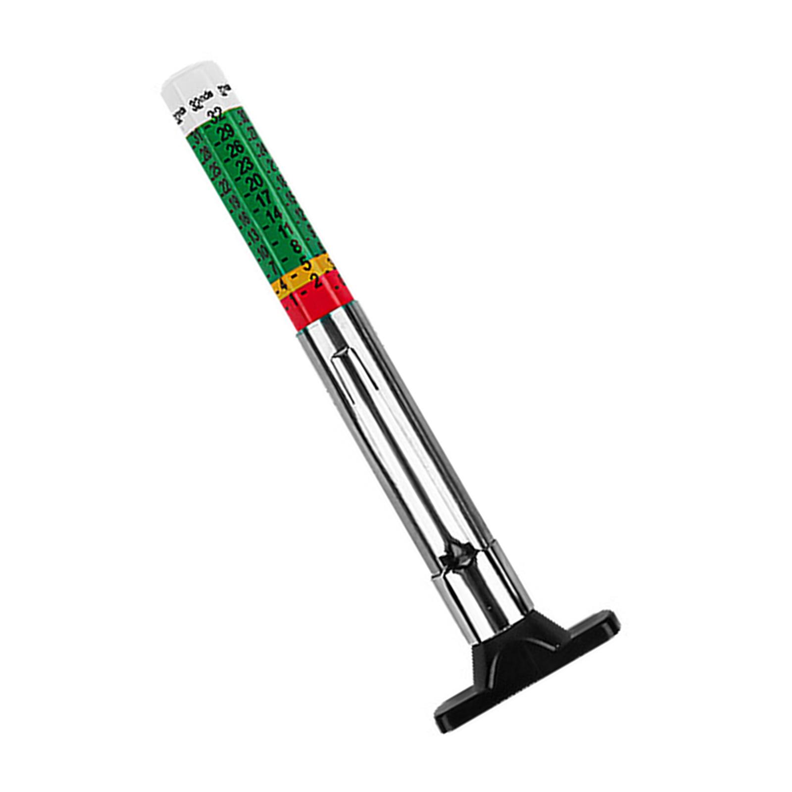 

0-32nds/0-25mm Автомобильный измеритель глубины шин Универсальный автомобильный измеритель глубины протектора шин Профессиональный измеритель глубины резьбы шин B