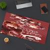 Alfombrilla de Ratón con Estampado de Genshin Impact, para Teclado, Portátil, PC, para Oficina, Uso en Casa, Decoración de Escritorio, Regalo de Cumpleaños Perfecto para Jugadores