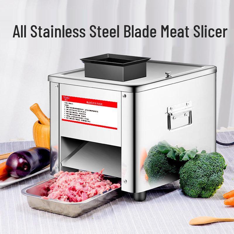 Stainless Steel Automatic Meat & Vegetable Slicer and Grinder for Commercial and Household Use 3.5 mm