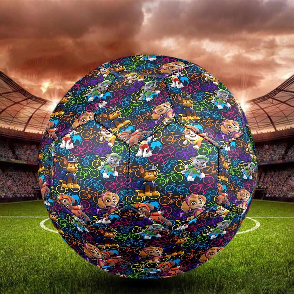 PAW Patrol Print Size 5 Soccer Ball, Standard Match Football for Sports Game and Team Practice, Ideal Gift for Soccer Fans