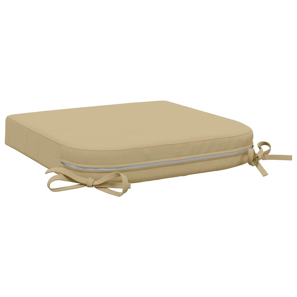 4 piece Seat Cushions SOEST 4 pcs 100percent Polyester Beige