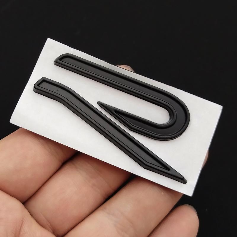 Für VW Volkswagen 2026 Neues 3D Metall R Logo Emblem Autokarosserie Heckklappenaufkleber für VW Volkswagen GTI R Rline Golf Be