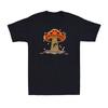 Mushroom UFO Alien Abduction T-Shirt Funny Sci-Fi Space Tee Men's T-Shirt