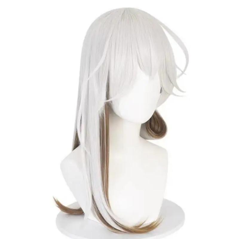 

Парик для косплея игры, длинные, серебристые, белые, коричневые, смешанные, термостойкие, синтетические парики из волос Wig Only бежевый