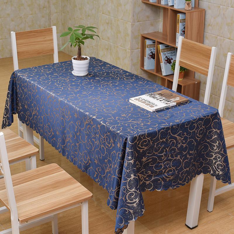 Hotel Restaurant Restaurant Restaurant Großer Stand Tischdecke Haushalts-Tischdecke Quadratisch Rechteckig Quadratische Tischdecke Marineblau