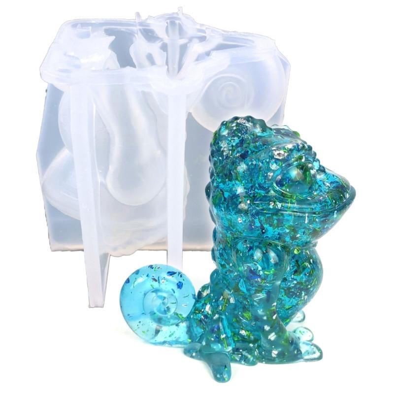 Epoxy Resin Mold 3D Lizards Clay Silicone Molds DIY for Handmade Jewelry and Desserts Candy Soap Making