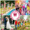 Automatic Sunflower Bubble Gun Electric Street Lamp Soap Bubble Machine Maker Outdoor Games for for Wedding Birthday Party Toys