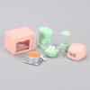 Mini Play House Miniature Rice Cooker Oven Juicer Egg Steamer Small Model Children'S Doll House Ornament Toys