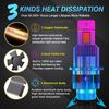 MAXGTRS 2x D1S D4S D4R D2R D2S LED Headlight Bulbs 6000K White Conversion Kit Plug and Play Xenon HID Light Replacement CANBUS Error Free