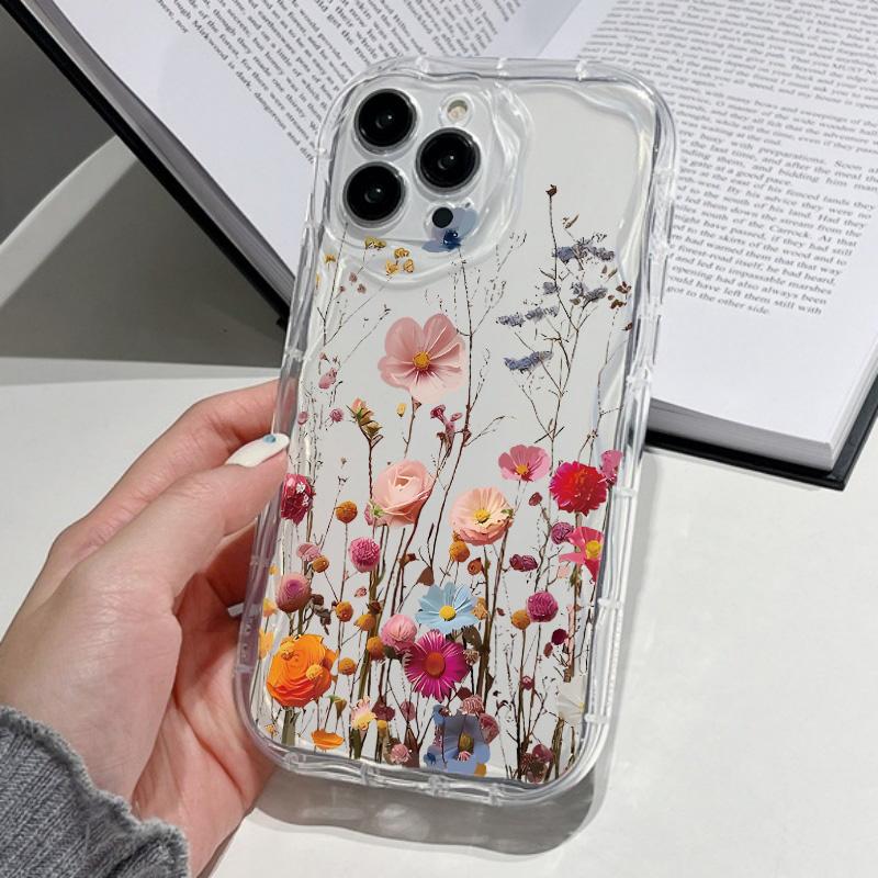 Case For Xiaomi Redmi Note 15 14 13 12 Pro Plus 5G 4G Redmi 15C 15 14C 13C 12C 13 A5 Soft Tulip Love Heart Leaves Flower Cover