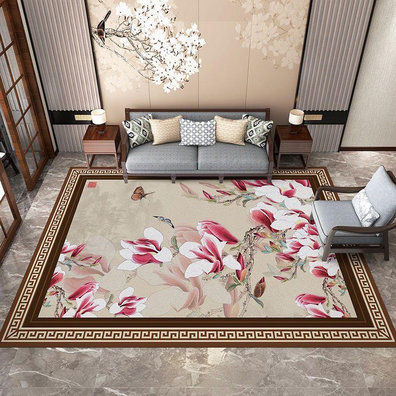 

Китайський квітковий килим для вітальні, кабінет, прикраса для дому, килим для спальні, прикраса кімнати 40x60cm