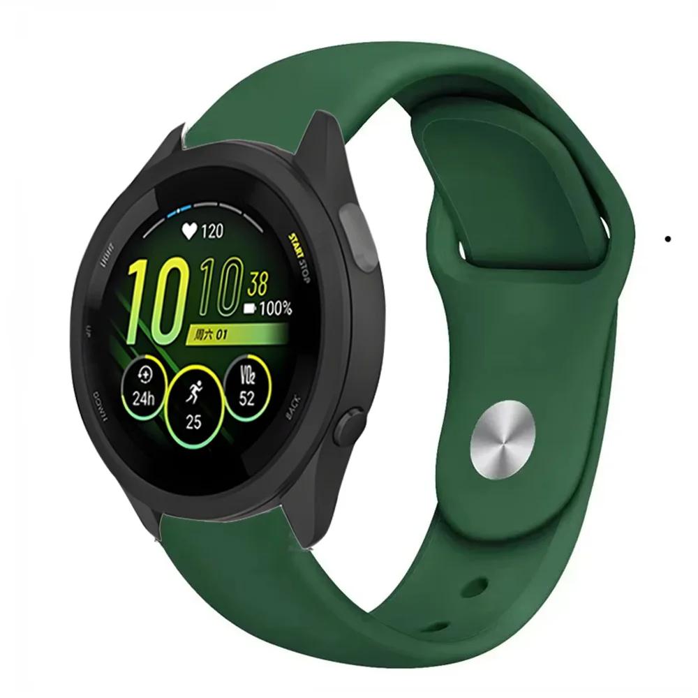 Cinturino in Silicone da 18mm 20mm 22mm Per Garmin Forerunner 55 165 645 965 255/265 245 Music Sportivo Braccialetto Garmin Forerunner 265S Cinturino