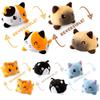 18cm Reversible Plush Toy Double Sided Happy Angry Face Cat Unicorn Panda Soft Cute Stuffed Animal Doll Kids Gift