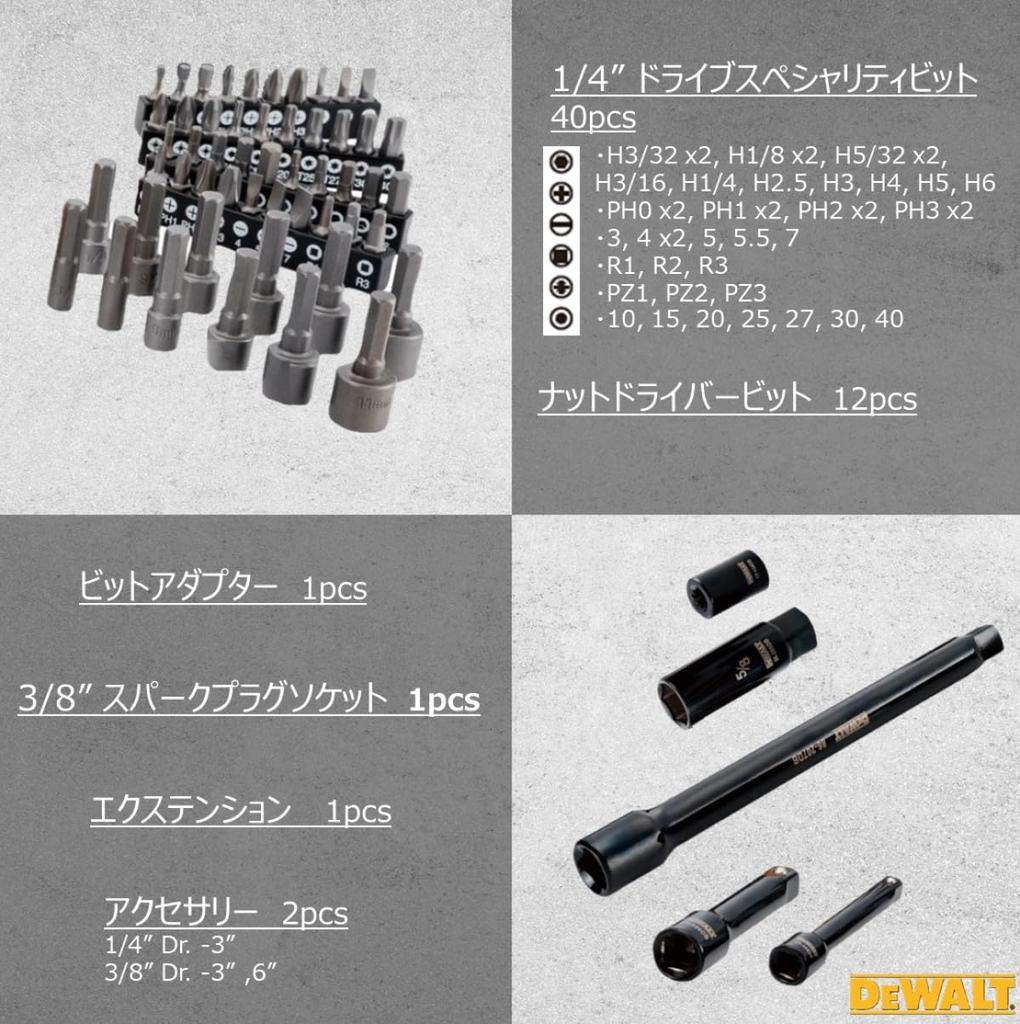 DeWalt Tool Set 184-Piece Mechanic's (DWMT45184)