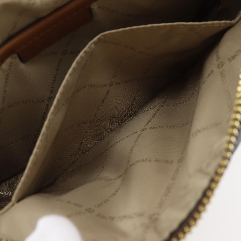 Michael Kors Jet set Shoulder Bag 35S1GTTC9B MK signature Brown PVC Women Used