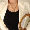 p597- gold necklace