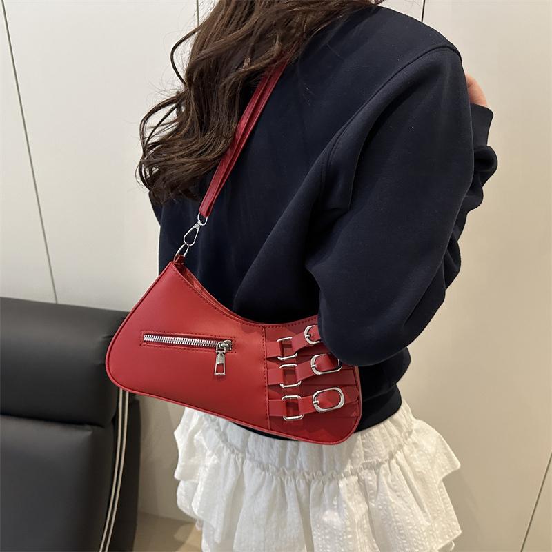 Fashionable and Casual Underarm Handbag for Women Stylish Luxury Design Female Shoulder Crossbody Bag AVE