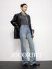 JOCORBEI Four-Way Stretch Retro High-Waisted Flare Denim Pants for Women