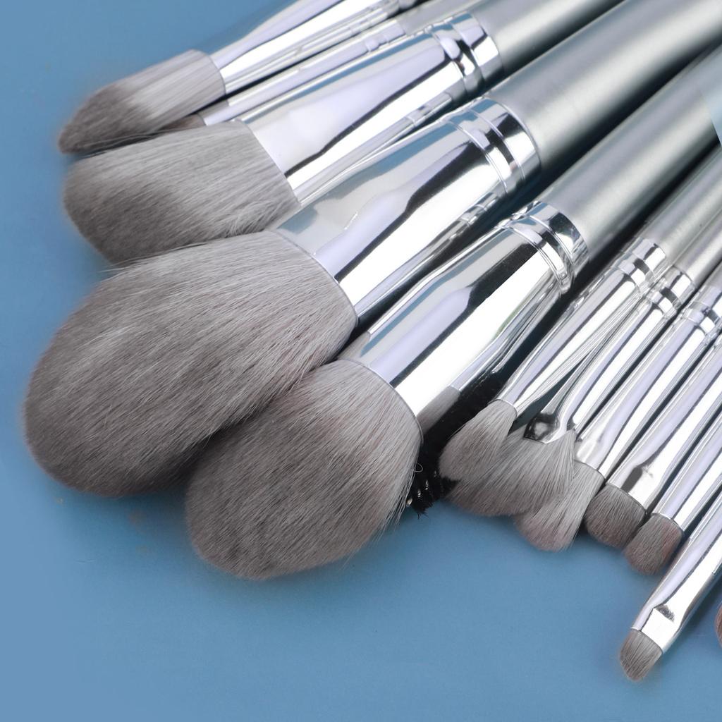 14pcs Soft Makeup Brush Set For Cosmetic Tool, Professional Use, Contour Eyeshadow, Application Powder Foundation With Bag