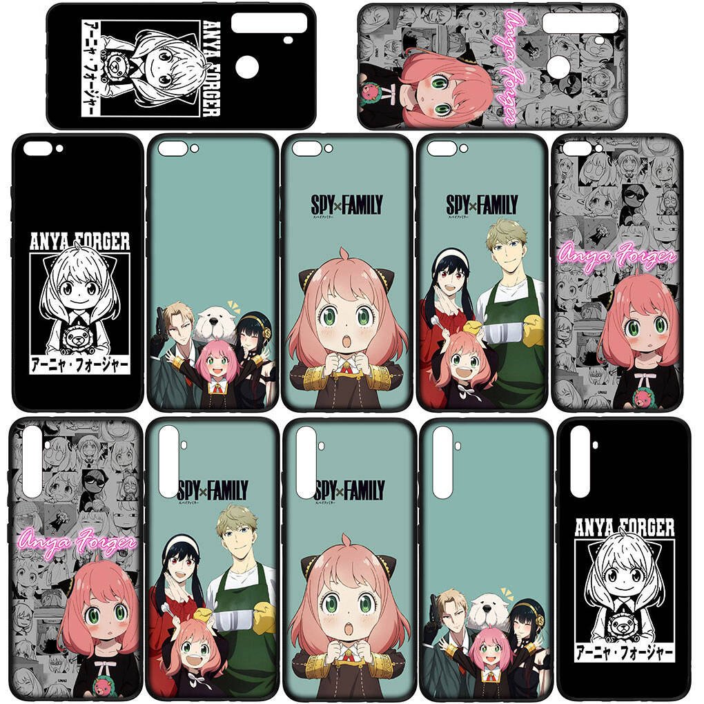 Phone Case for Samsung Galaxy S25 S23 S22 S24 Ultra FE S8 A05 A06 A15 A16 A36 A37 A35 A54 A55 A56 A57 A25 A26 A53 Anime Spy X Family Anya Forger Cover
